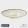 Porcelain plate for the paste Magistro Poursephona, 280 ml, d = 29.4 cm, beige color