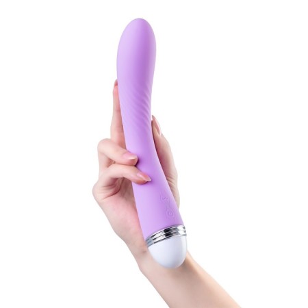 Vibrator Flovetta by Toyfa Lantana, silicone, purple color, 22 cm-10