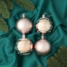 Set of balls plastic D-5.5 cm, 4 pcs 
