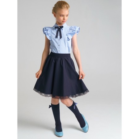 Skirt with lace, height 158 ​​cm