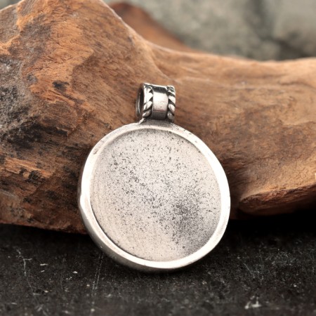 Slavic amulet "Alatyr", 8 g, 33x25 mm, D opening 4 mm, pudter-2