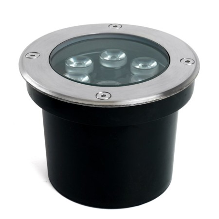 Porcelain lamp Feron SP2802, IP67, LED, 6 W, 120x120x90 mm, metallic color