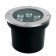 Porcelain lamp Feron SP2802, IP67, LED, 6 W, 120x120x90 mm, metallic color