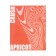 A notebook of 96 sheets in a cage, calligrata "Apricot Crush", cover coated cardboard, twin-lak, offset block, mix