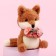Soft toy "Flood with flowers"