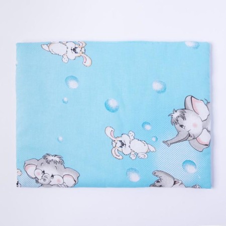 Pillow, size 30x40 cm, calico, synthetic winterizer, color goal, stuffing mix 214-2