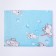 Pillow, size 30x40 cm, calico, synthetic winterizer, color goal, stuffing mix 214