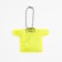Reflective element "T -shirt", bilateral, 6 × 4.3 cm, yellow color