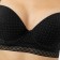 Women's bra, black/white peas, size 75b