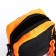 Youth bag with lightning, 1 outer pocket, black/orange color