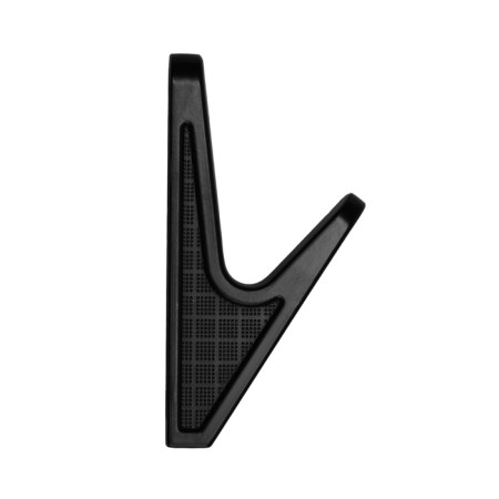 Furniture hook Cappio fawn, one -rod, black color, 3 pcs.-3