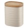 GUZZINI Tierra storage bank, with a bamboo cover, 1 l, beige color