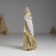 Suvenir Polystone "Santa Claus with a heart on a hat with gifts/Christmas tree" 5.5x4.5x15.5 cm