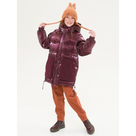 Jacket for girls, height 146 cm, blueberry color-8