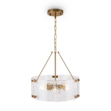Suspended lamp Freya Fr5190PL-06BS Fresco, 450x710 mm, E14, 6x60W, brass color