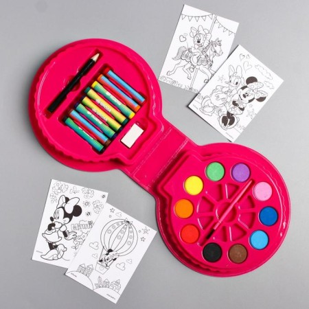 Drawing set, 20 items, Minnie Mouse-2
