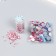 Decor "Pink gradient" d = 4 mm 10 g 200 pcs 5x2.5 cm mix