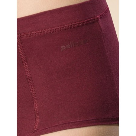 Female cowards, size 48, burgundy color-2