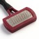 Puchoderma with a drop of 10 x 17 cm, rubberized handle, burgundy-black