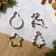 Set of confectionery "New Year's sweets", forms for cookies 4 pcs, spatula 1 pcs
