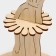 Wooden napkin "Evening outfit", with a stand for toothpicks, 25 × 13 × 13 cm