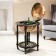 Globe bar decorative "Wanderer map" 56.5x56.5x91.5 cm