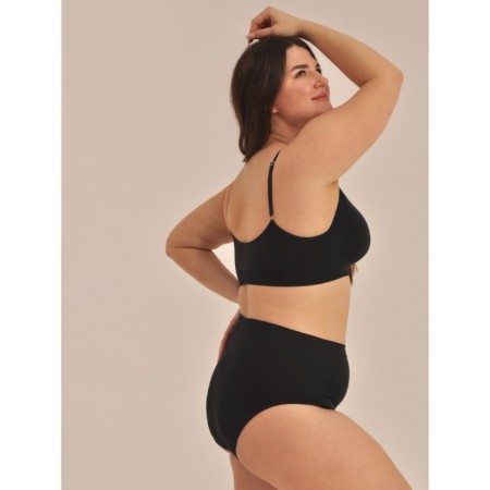 Female top on adjustable straps with cups Top with Cup, size 54-56, black color-4