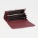Women's wallet on magnets, red color