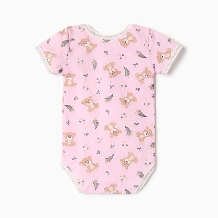 Body Bloom Baby Bear with Cor. Sleeve, p. 86 cm, pink-4