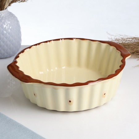 Causage capacity with handles "Wave" Caramel, 2.1l