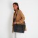 Zipper bag with zipper, gray color