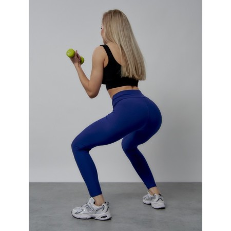 Lingins for fitness women, size 48-52, blue color-16