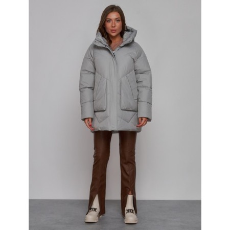 Winter jacket, size 48, light-gray color