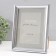 Photo frame Plastic "Gala" 15x20 cm, silver (plastic screen)