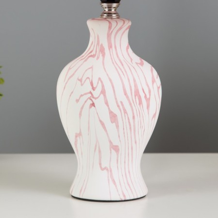 Board lamp "Vlasta" E14 40W white-pink 23x23x36 cm Risalux-3