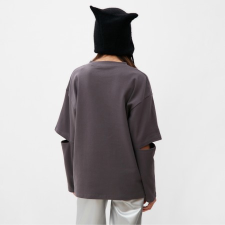 Jumper (longshilve) Mist: Base, L-XL size, graphite color-5