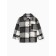 Children's shirt kaftan insulated, gray color, size 32 (110-116 cm)