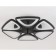 LED ceiling LED with Ambrella Light, Original, FA4495, 6xLED, 84 W, 6300LUM, 3000-6400K, Black Color Black