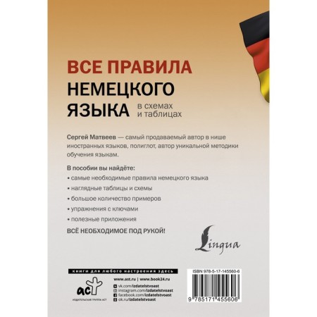 All the rules of the German language in the schemes and tables. Matveev S.A.-1
