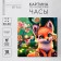 Watch painting by numbers "Fox in the forest", 30 x 30 cm