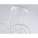 Lamp ceiling in the style of Ambrella Light, Loft, TR80417, 6HE27, white, chrome