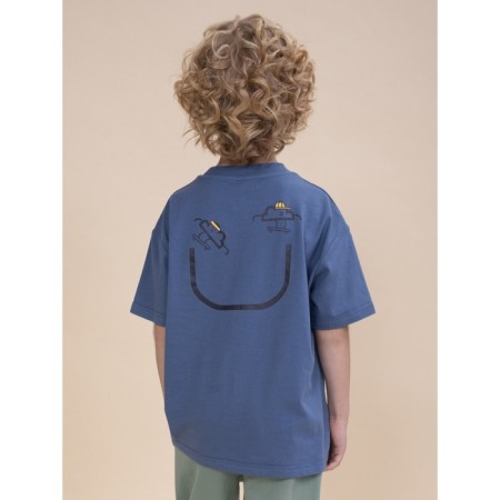 T -shirt for boys, height 92 cm, jeans color-2