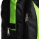 A thyroid backpack with an increase in 55l, 5 external pockets, green color
