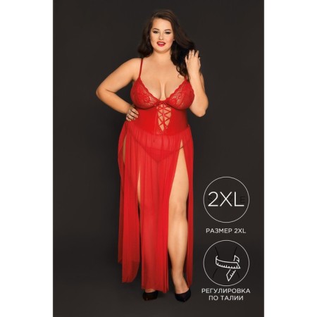 Candy Girl Tabitha: combination, thongs, 2xl, red color