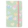 Notepad 80 sheets in a cage (8.8 x 14 cm) Mazari "Pastel Heart", on an elastic band, 70g/m2, 4 Mix colors