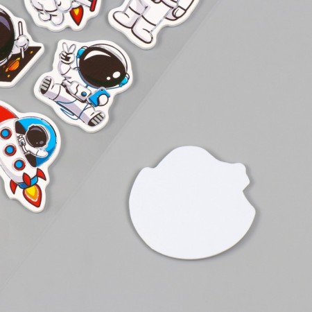 Stickers for creativity Paper "Cosmonaut Hobbies" 15x30 cm-3