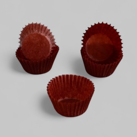 Tartlet, brown, 3 x 1.5 cm-1