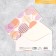 Money envelope "Happy Birthday", balls, embossing, 16.5 × 8 cm