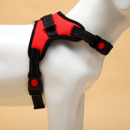Shleka K7 soft reflective, size XL, OG 74-92 cm, weight 28-47.5 kg, red-4