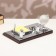 Set of desktop stationery 5V1 with clock